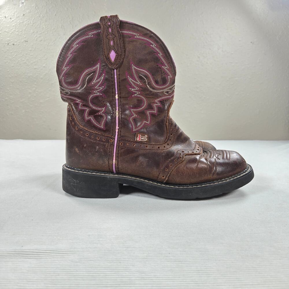 Justin Gypsy Western Aged Bark Fashion Round Toe Cowgirl Boot Women's Size 10B